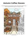 Autumn Coffee Houses coloring book cover