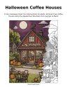 Halloween Coffee Houses coloring book cover