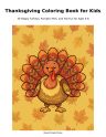 Thanksgiving Coloring Book for Kids coloring book cover