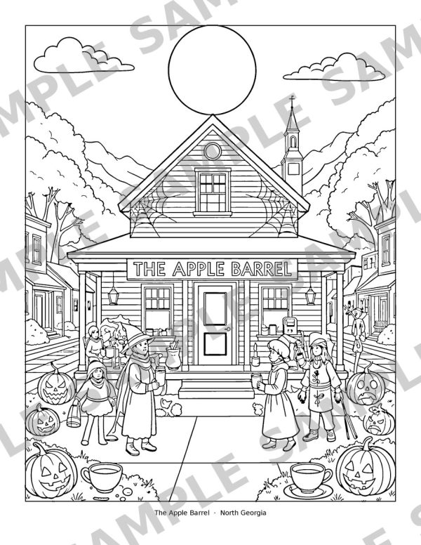 Halloween Coffee Houses, sample page: The Apple Barrel, North Georgia